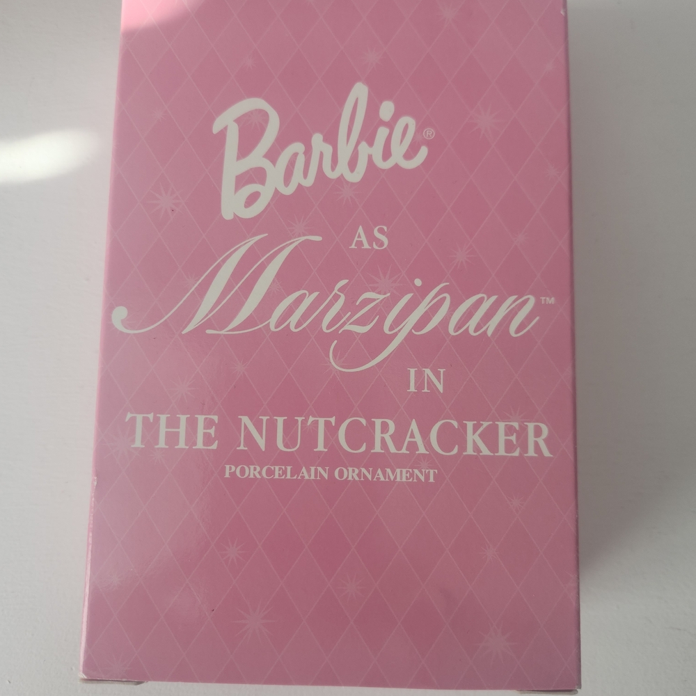 BARBIE AS MARZIPAN IN THE NUTCRACKER CHRISTMAS MATTEL PORCELAIN ORNAMENT